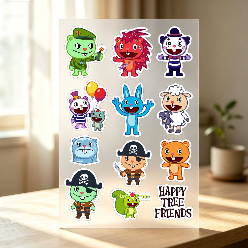 Laptop Accessories Wallpaper - Happy T-ree F-rien-ds Stickers Auto Body