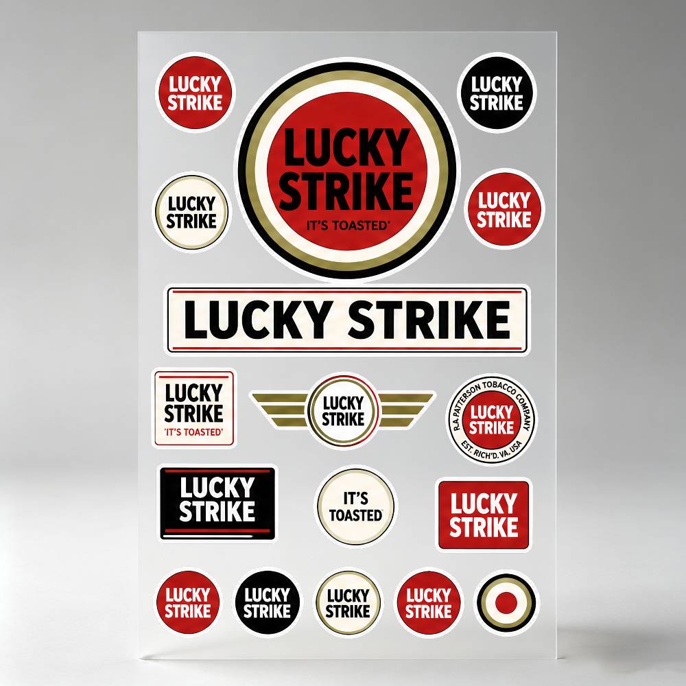Laptop Accessories Wallpaper - For L-Lucky S-Strike Stickers Auto Body