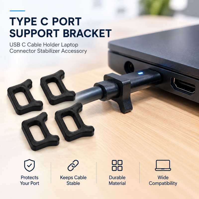 Laptop Accessories Holder - Type C Port Support Bracket USB