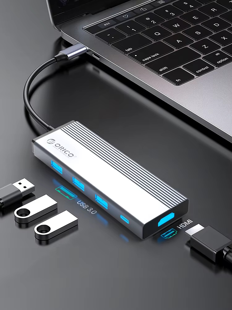 ORICO 5 in 1 USB C Hub Multipo - Laptop Accessories Hub 评论和价格