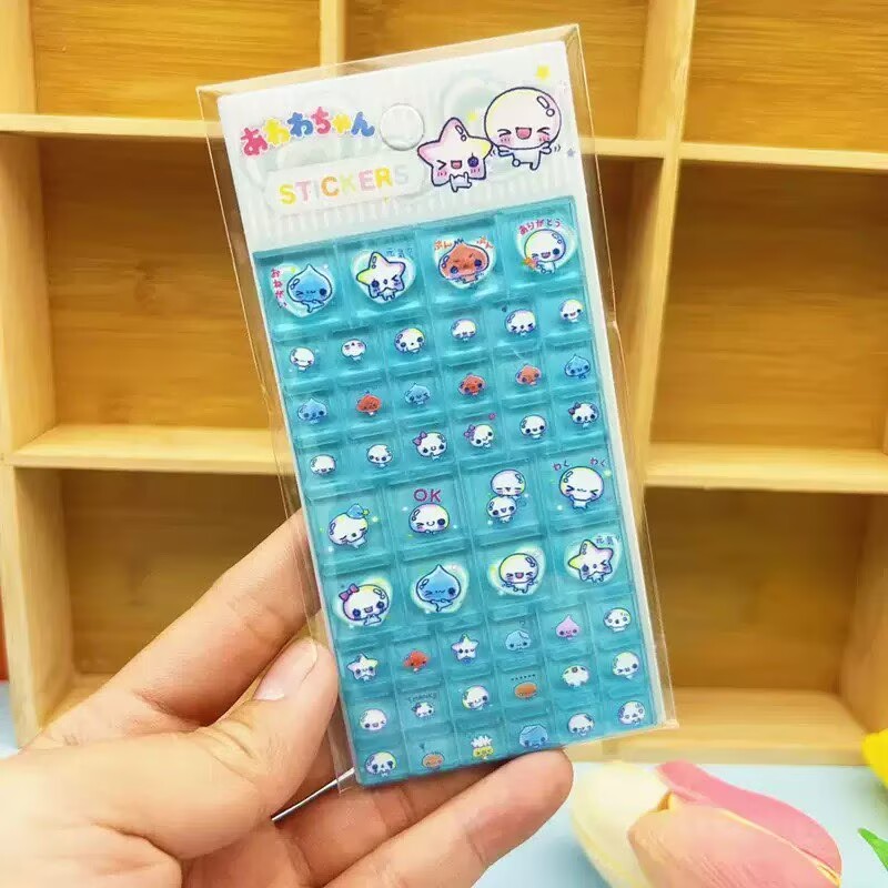 2/4p Solid Square Sticker Diy  - Laptop Accessories Toy 评论和价格