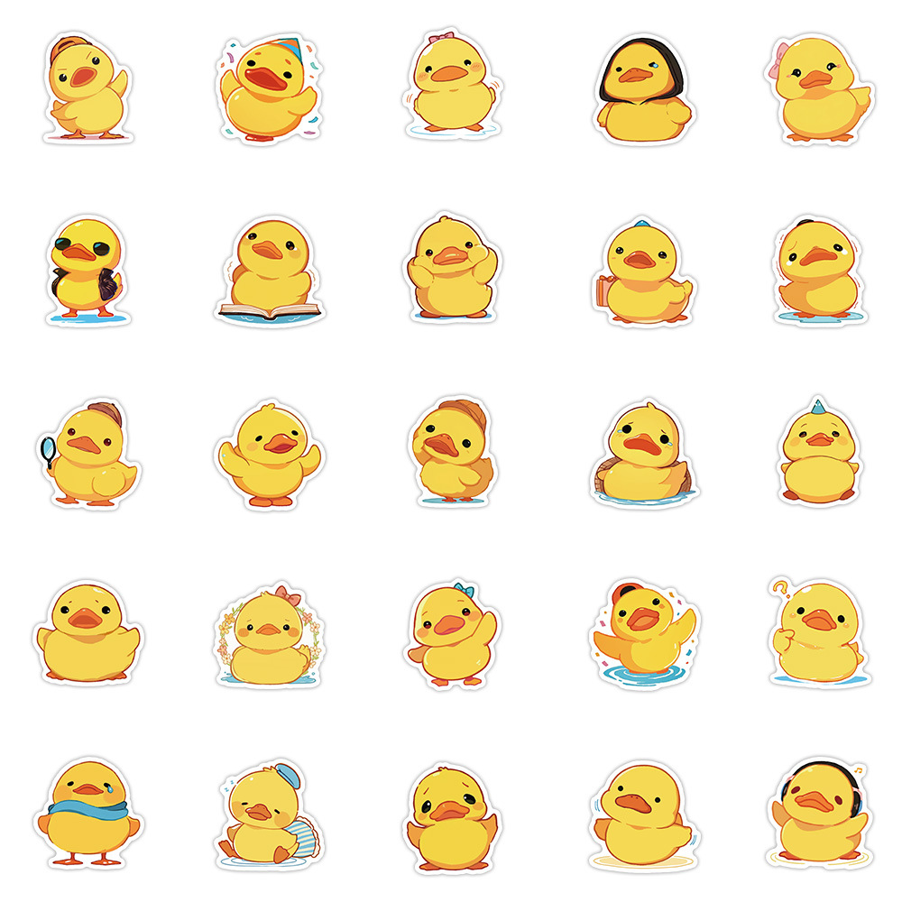 10/30/50PCS Little Yellow Duck - Yellow Laptop Accessories 评论和价格