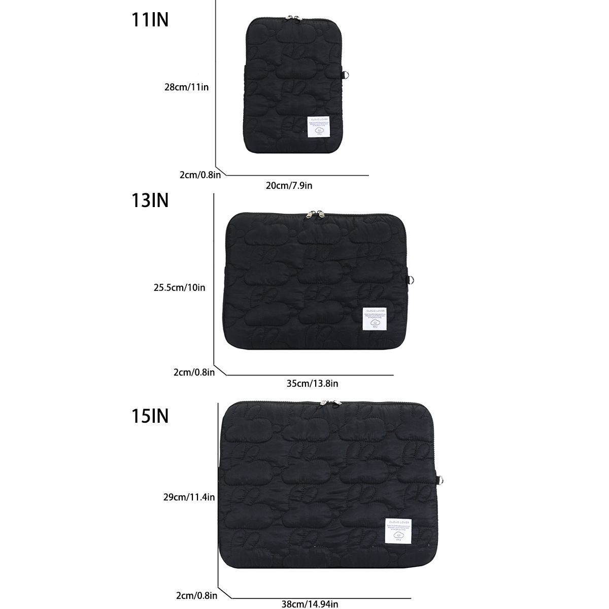 Cute Quilted Embroidery Rabbit - Laptop Accessories Bag 评论和价格