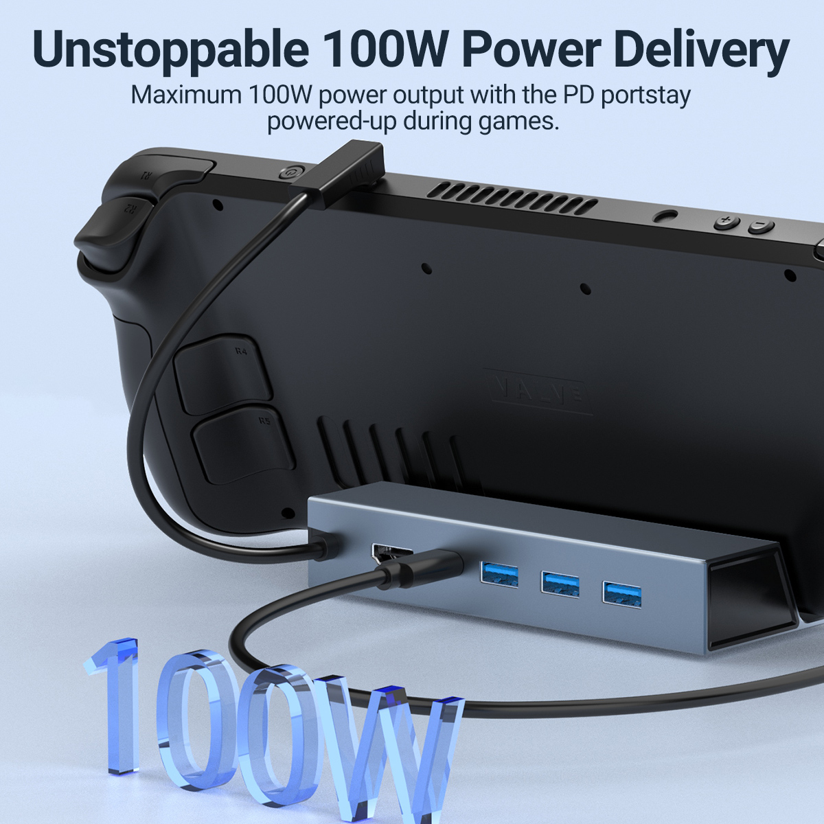5 In 1 USB-C Game Hub Type-C C - Laptop Accessories Hub 评论和价格