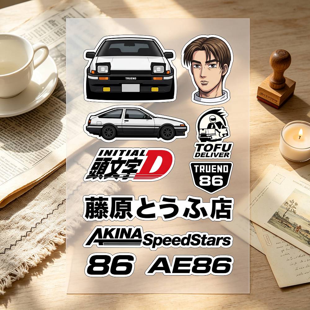 Anime Initial D Motorcycle Sti - Laptop Accessories Wallpaper 评论和价格