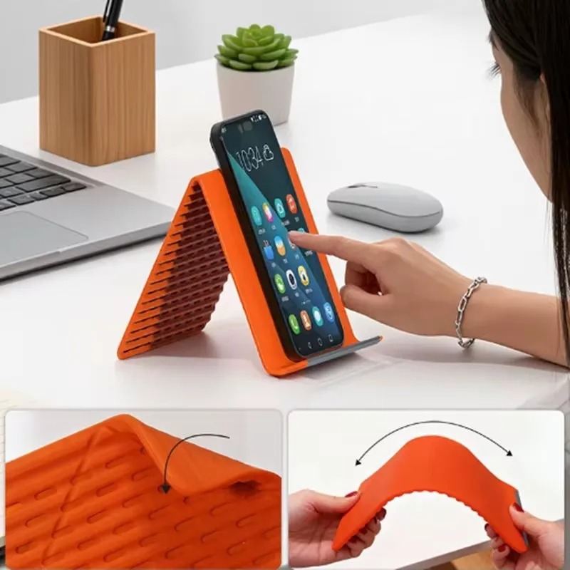 Flexible Foldable Silicone Pho - Laptop Accessories Holder 评论和价格
