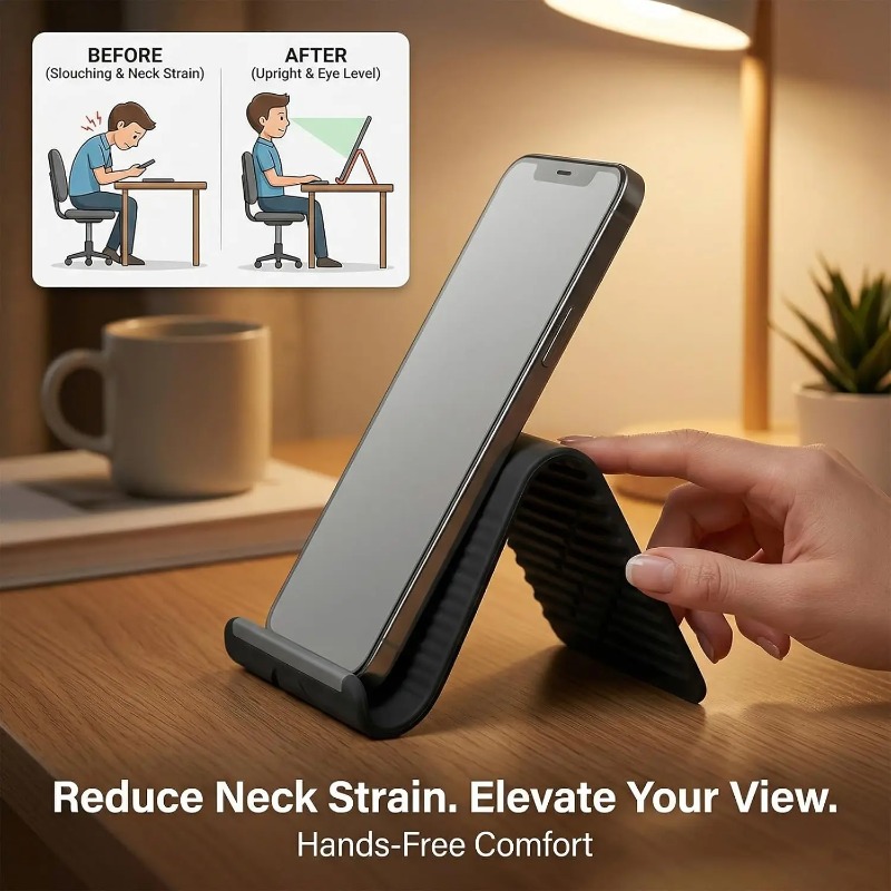 Flexible Foldable Silicone Pho - Laptop Accessories Holder 评论和价格