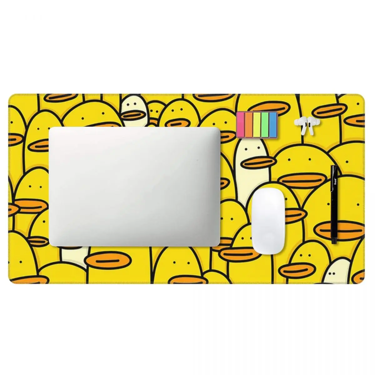Large Mouse Pad Cartoon Yellow - Yellow Laptop Accessories 评论和价格