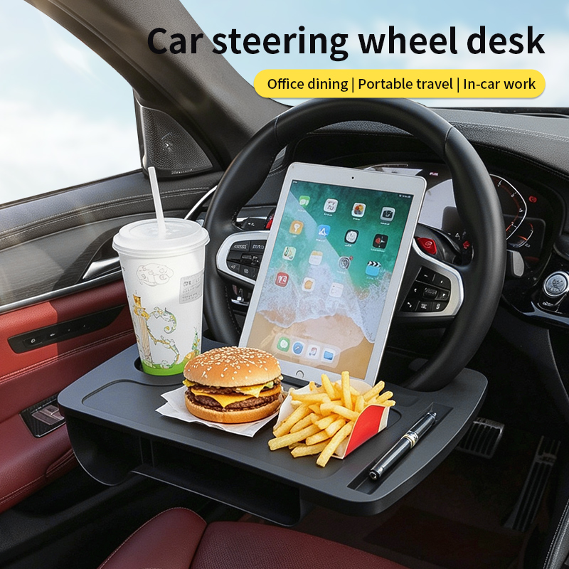 2-IN-1 Car Steering Wheel Tabl - Laptop Accessories Holder 评论和价格