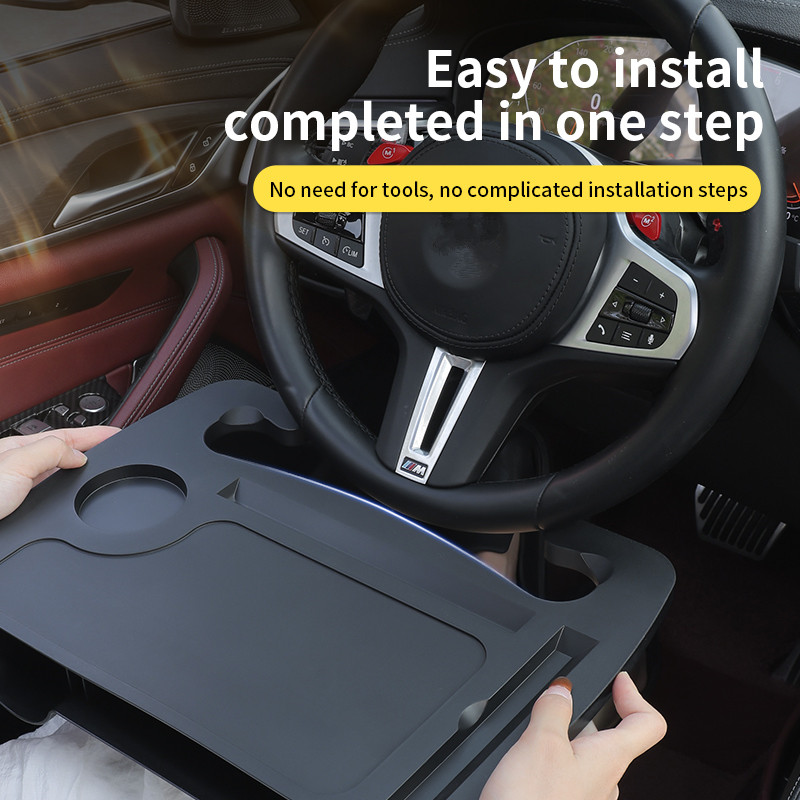 2-IN-1 Car Steering Wheel Tabl - Laptop Accessories Holder 评论和价格