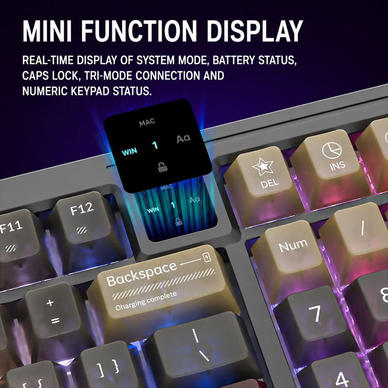Langtu T98 Tri Mode RGB Custom - Laptop Accessories Combo 评论和价格