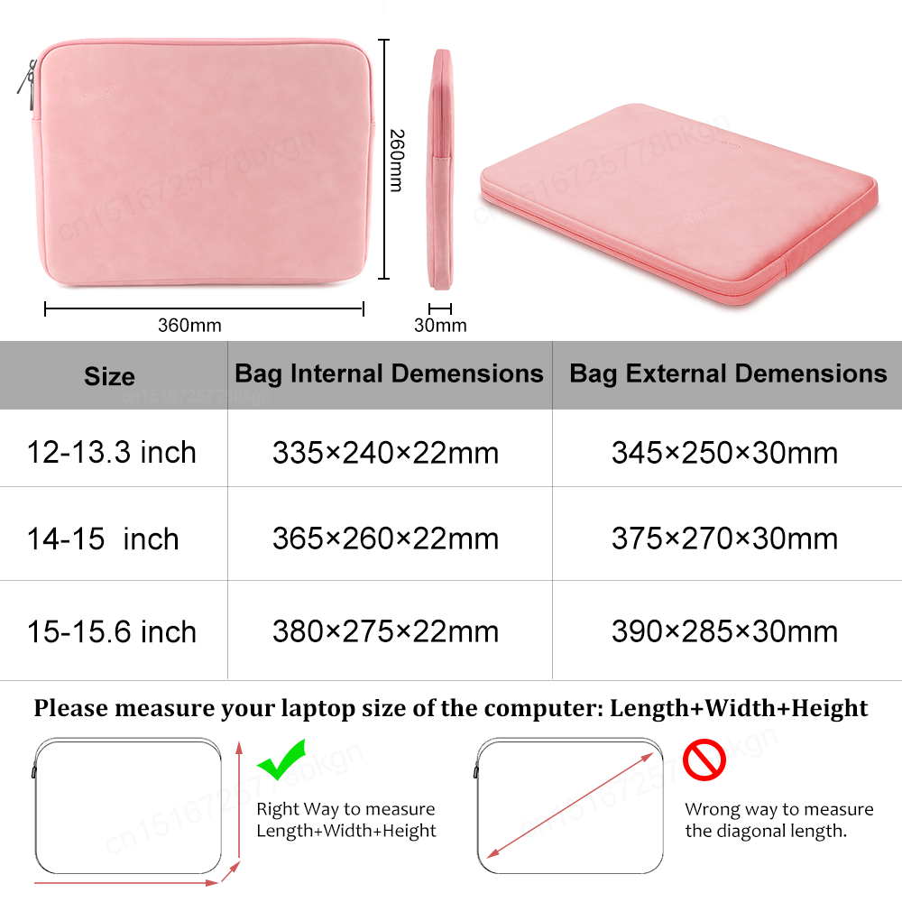 Laptop Sleeve Bag for Macbook  - Laptop Accessories Bag 评论和价格