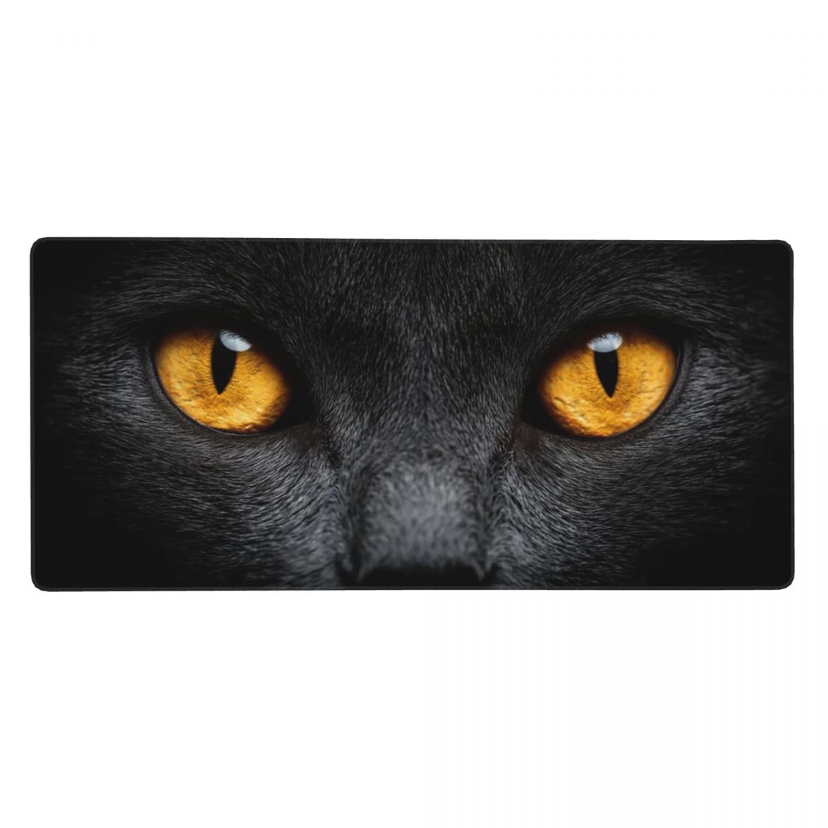 Black Cat Face And Yellow Eyes - Yellow Laptop Accessories 评论和价格