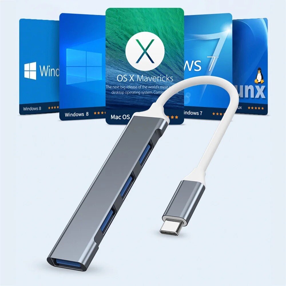 4 Ports Multi Splitter USB 3.0 - Laptop Accessories Hub 评论和价格