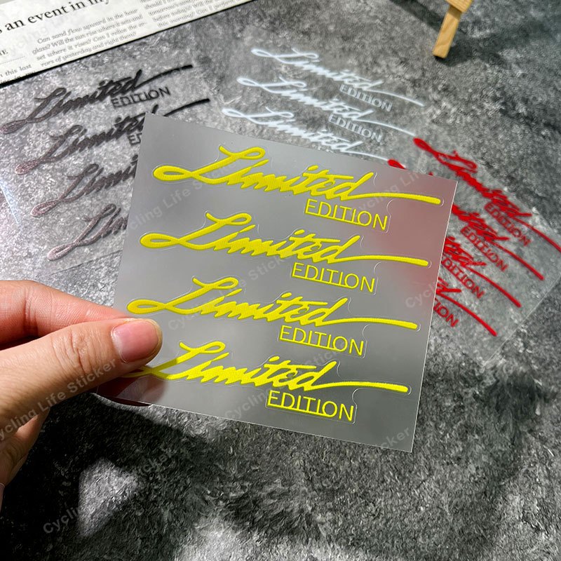 4PCS/SET Limited Edition Scrip - Yellow Laptop Accessories 评论和价格