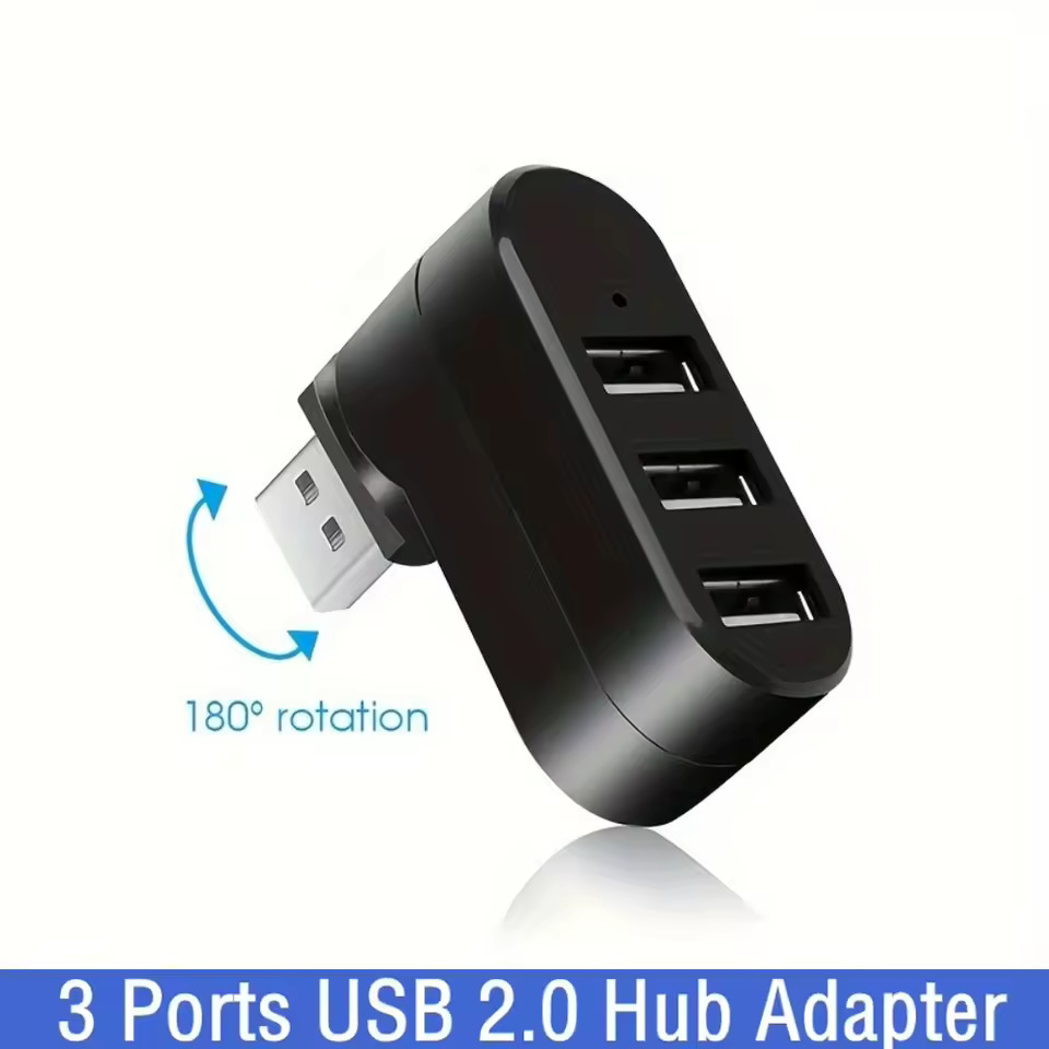 USB 2.0 Hub 3 Ports 180° Rotat - Xiaomi Laptop Accessories 评论和价格