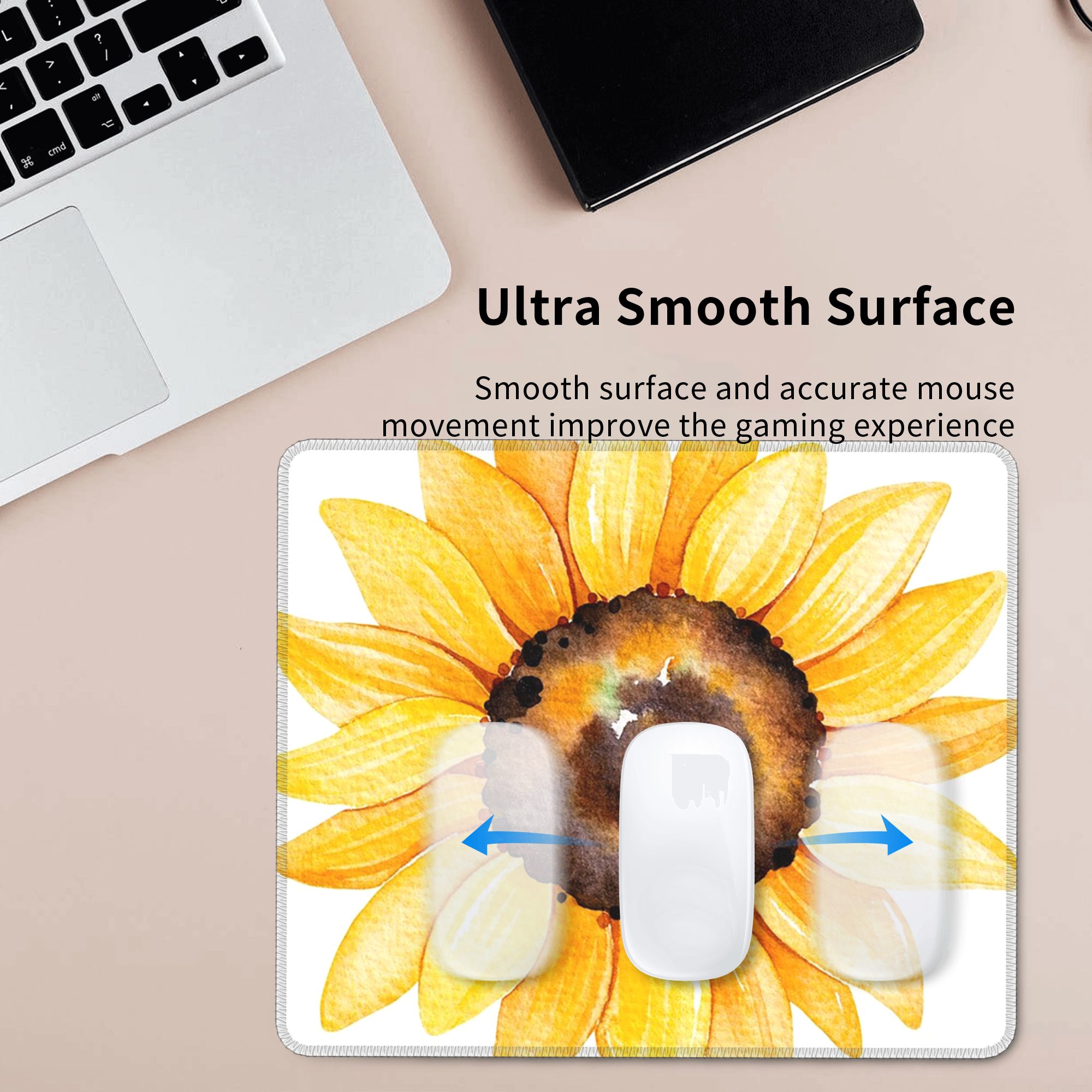 Watercolor Sunflower Vibrant Y - Yellow Laptop Accessories 评论和价格