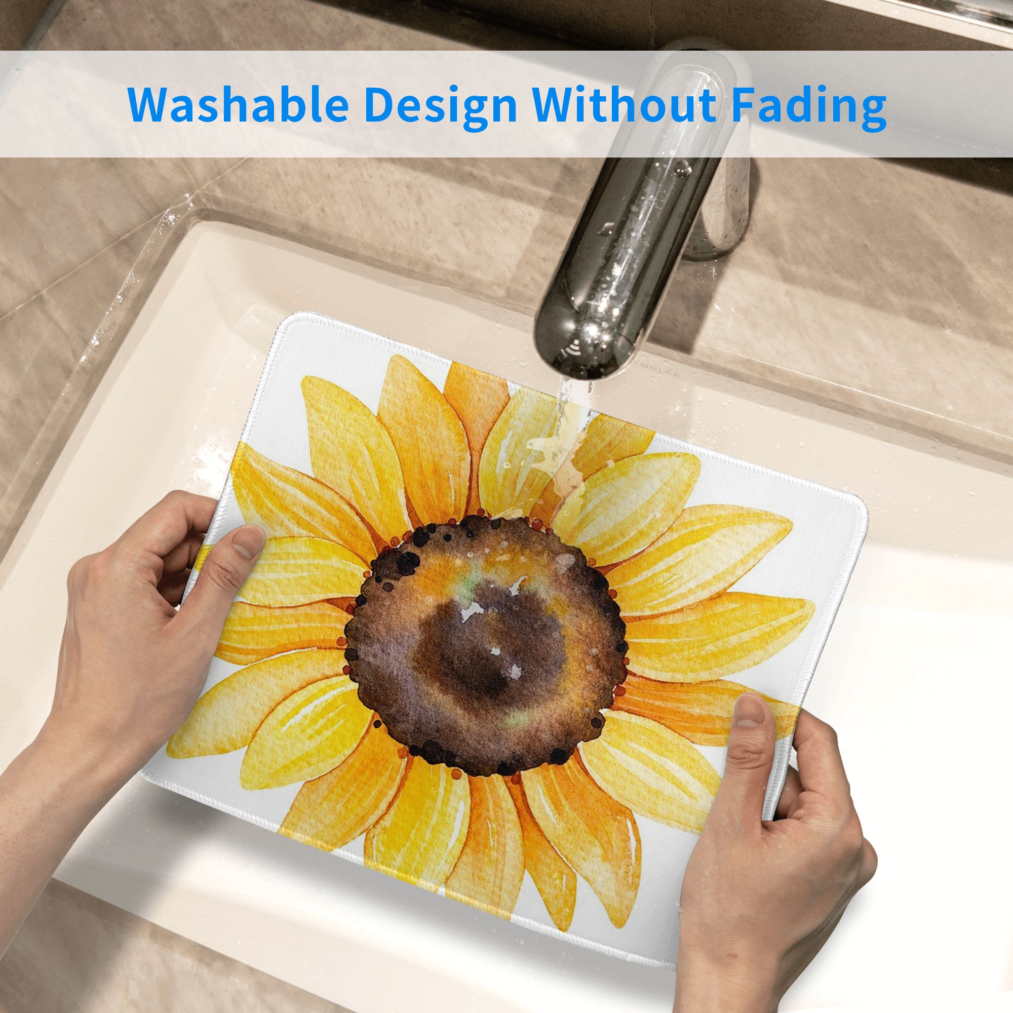 Watercolor Sunflower Vibrant Y - Yellow Laptop Accessories 评论和价格