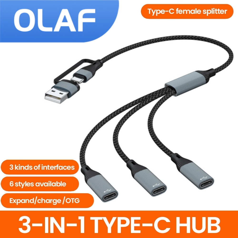 Olaf Hub USB Type C To 3 Ports - Laptop Accessories Hub 评论和价格