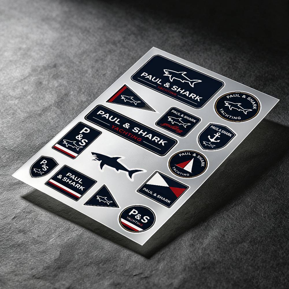 For P-Paul&S-Shark Stickers Au - Laptop Accessories Wallpaper 评论和价格