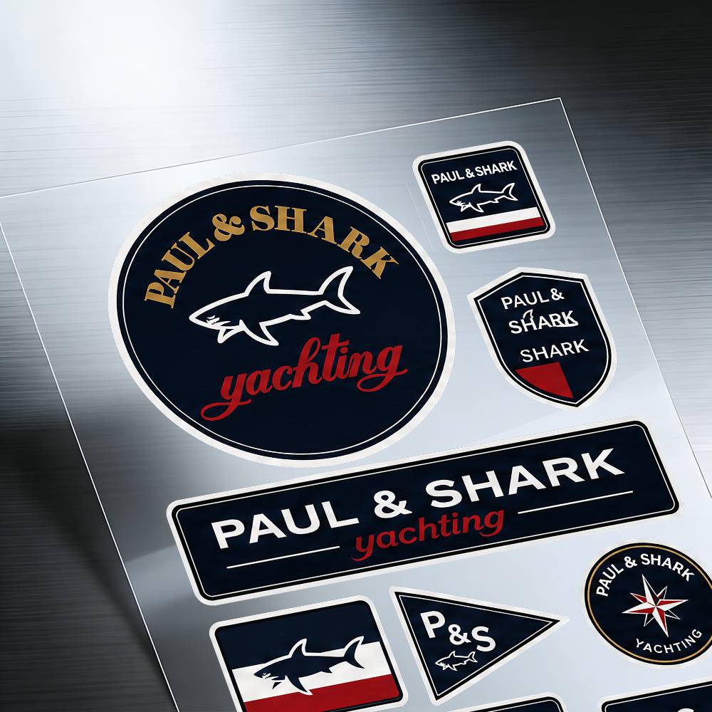 For P-Paul&S-Shark Stickers Au - Laptop Accessories Wallpaper 评论和价格