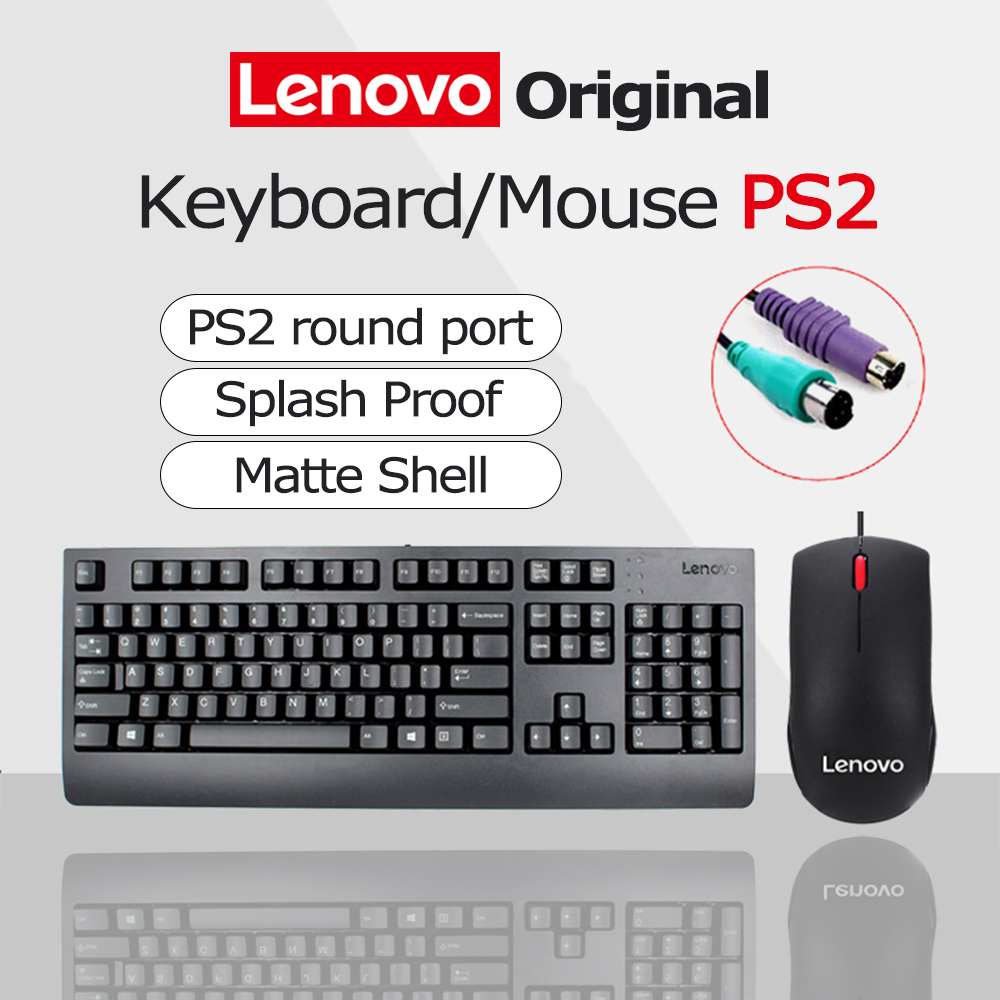 Lenovo Keyboard Mouse PS2 Roun - Laptop Accessories Combo 评论和价格