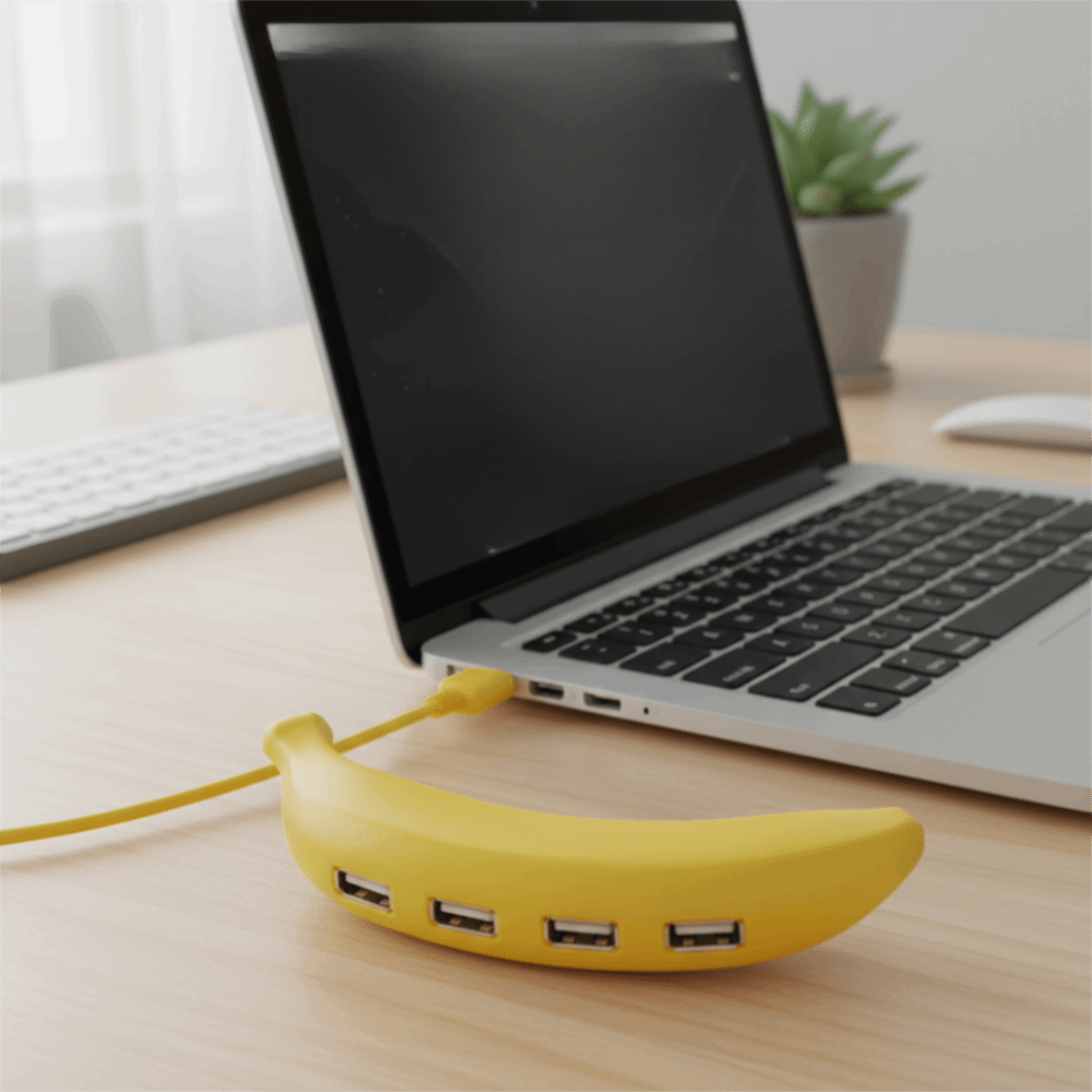Portable Design Banana USB Hub - Laptop Accessories Hub 评论和价格