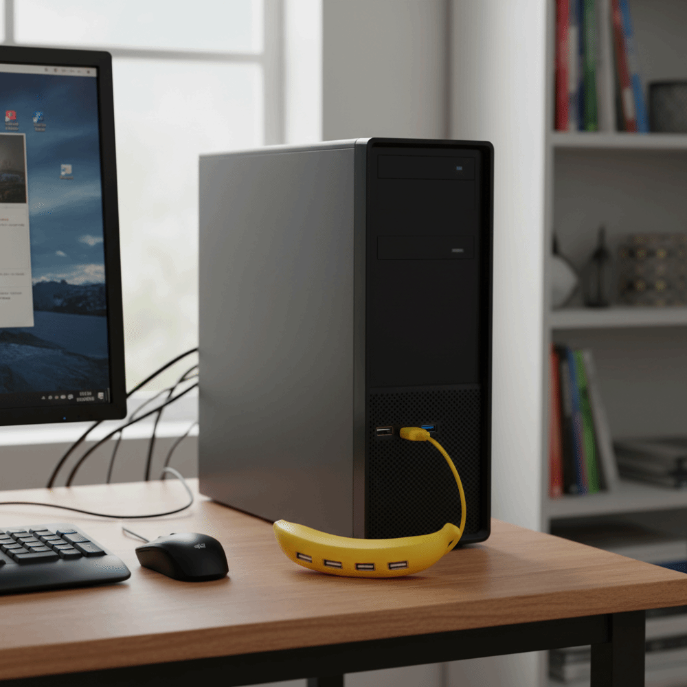 Portable Design Banana USB Hub - Laptop Accessories Hub 评论和价格