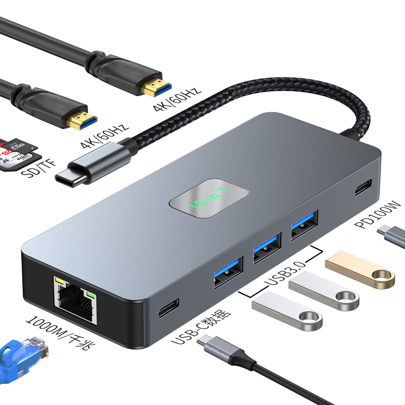 Desktop Docking Station Type C - Laptop Accessories Hub 评论和价格