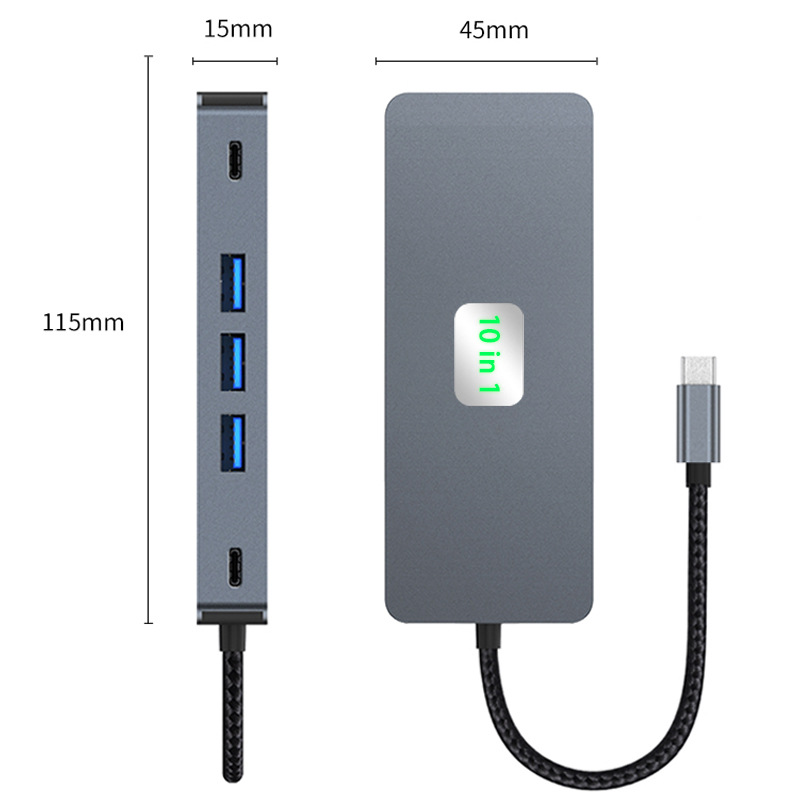 Desktop Docking Station Type C - Laptop Accessories Hub 评论和价格