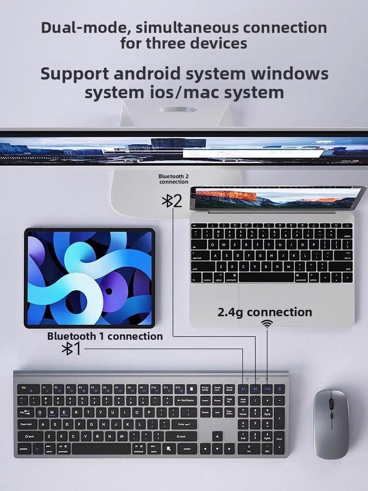 Custom Bluetooth Ultra-Thin Wi - Laptop Accessories Combo 评论和价格