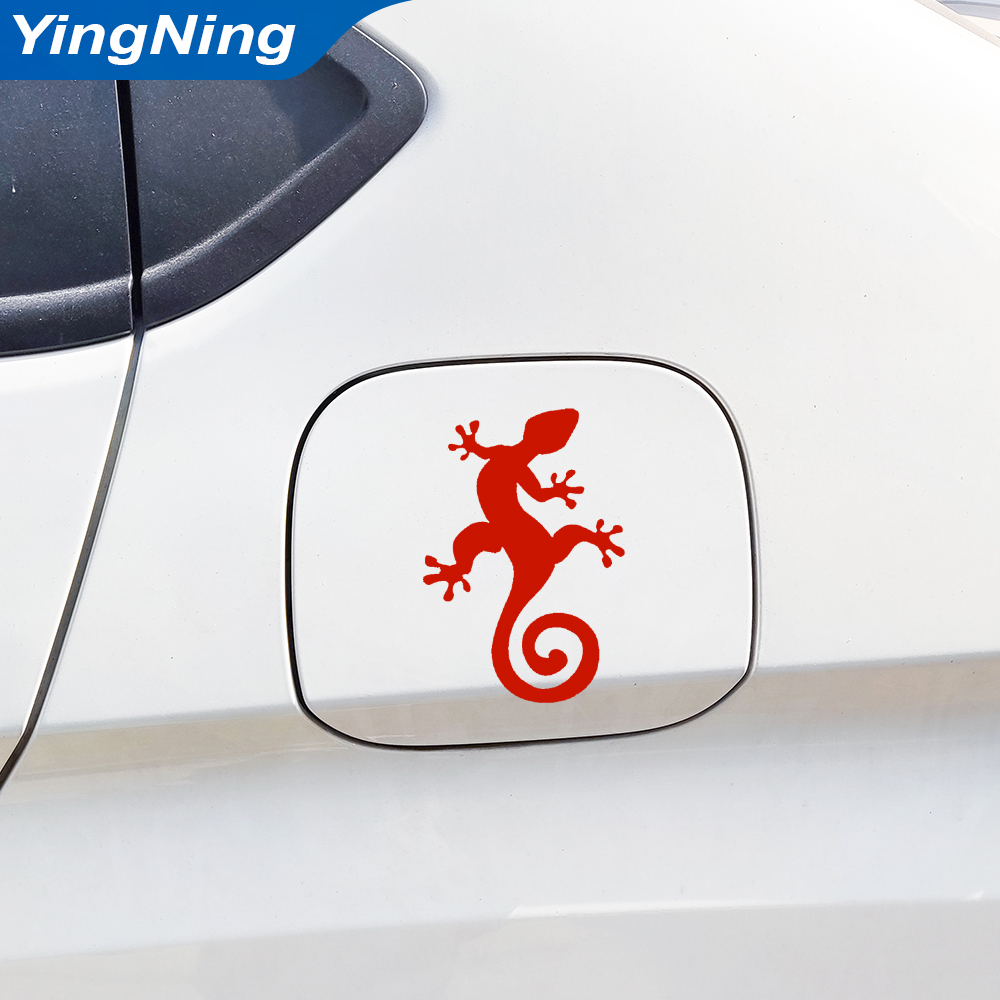 Premium Vinyl Gecko Car Sticke - Yellow Laptop Accessories 评论和价格