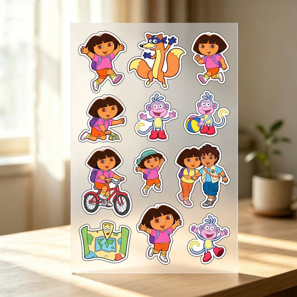 1pc D-ora The E-xplorer Sticke - Laptop Accessories Wallpaper 评论和价格