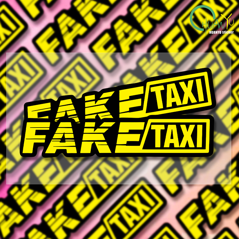 Yellow Fake Taxi Logo Pvc Wate - Yellow Laptop Accessories 评论和价格