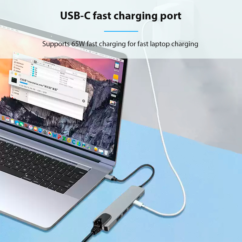 HUB USB Type C 3.0 Adapter Sup - Laptop Accessories Hub 评论和价格