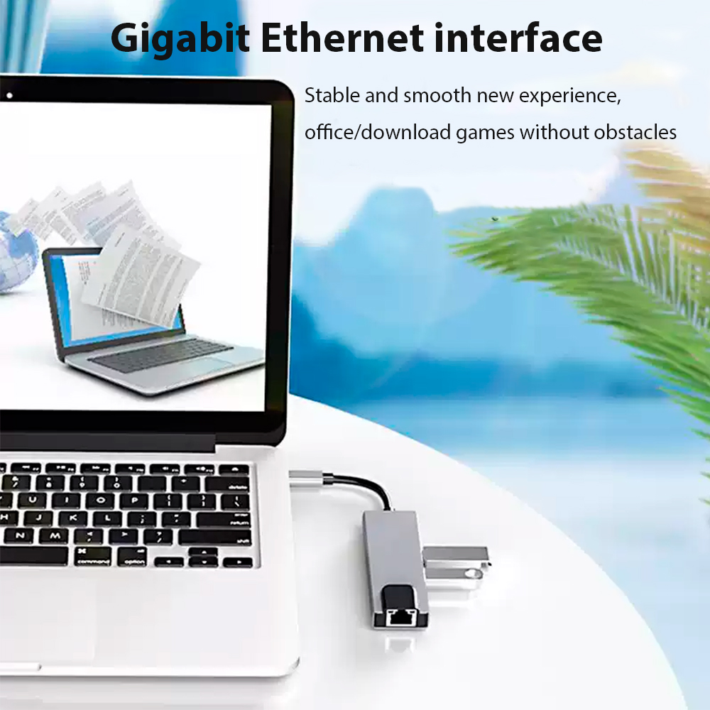 HUB USB Type C 3.0 Adapter Sup - Laptop Accessories Hub 评论和价格