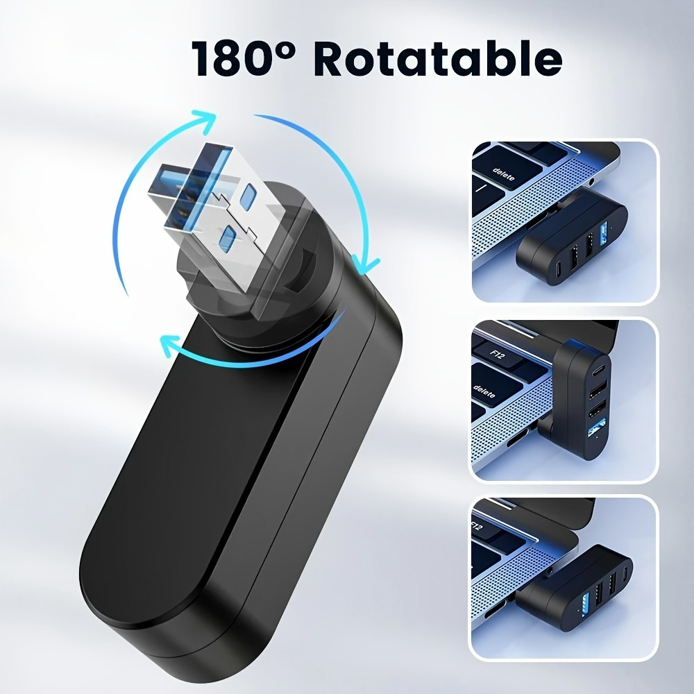 Mini Splitter 4 Ports USB Hub  - Laptop Accessories Hub 评论和价格